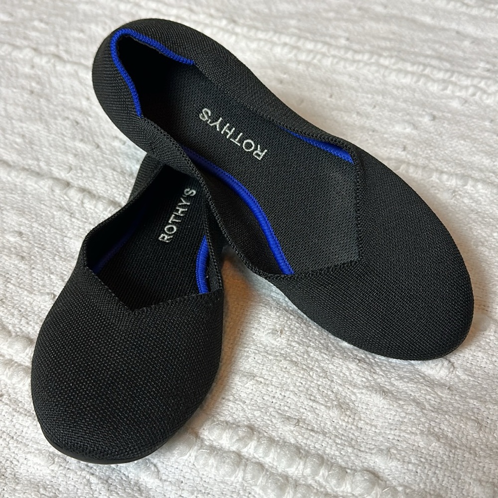 ROTHY’S The Flat in Black Size 10.5